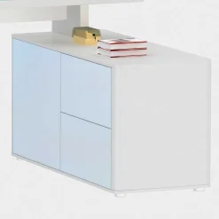Wohnen Tische<Designschreibtisch Owiconta in Weiß