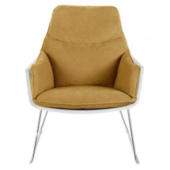 Wohnen Sessel|Stühle<Designsessel in Gelb und Weiß - Navarra (2er Set)