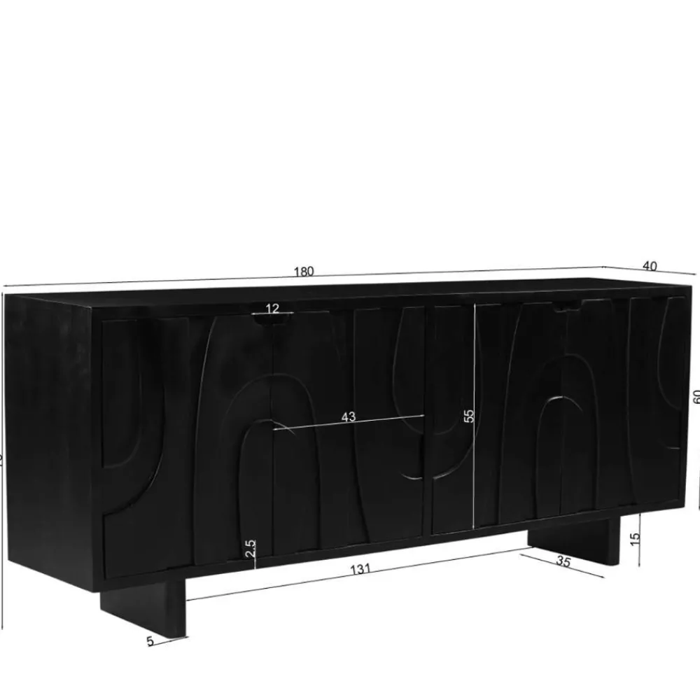 Wohnen Sideboards<Design-Sideboard mit vier Türen - Oglio