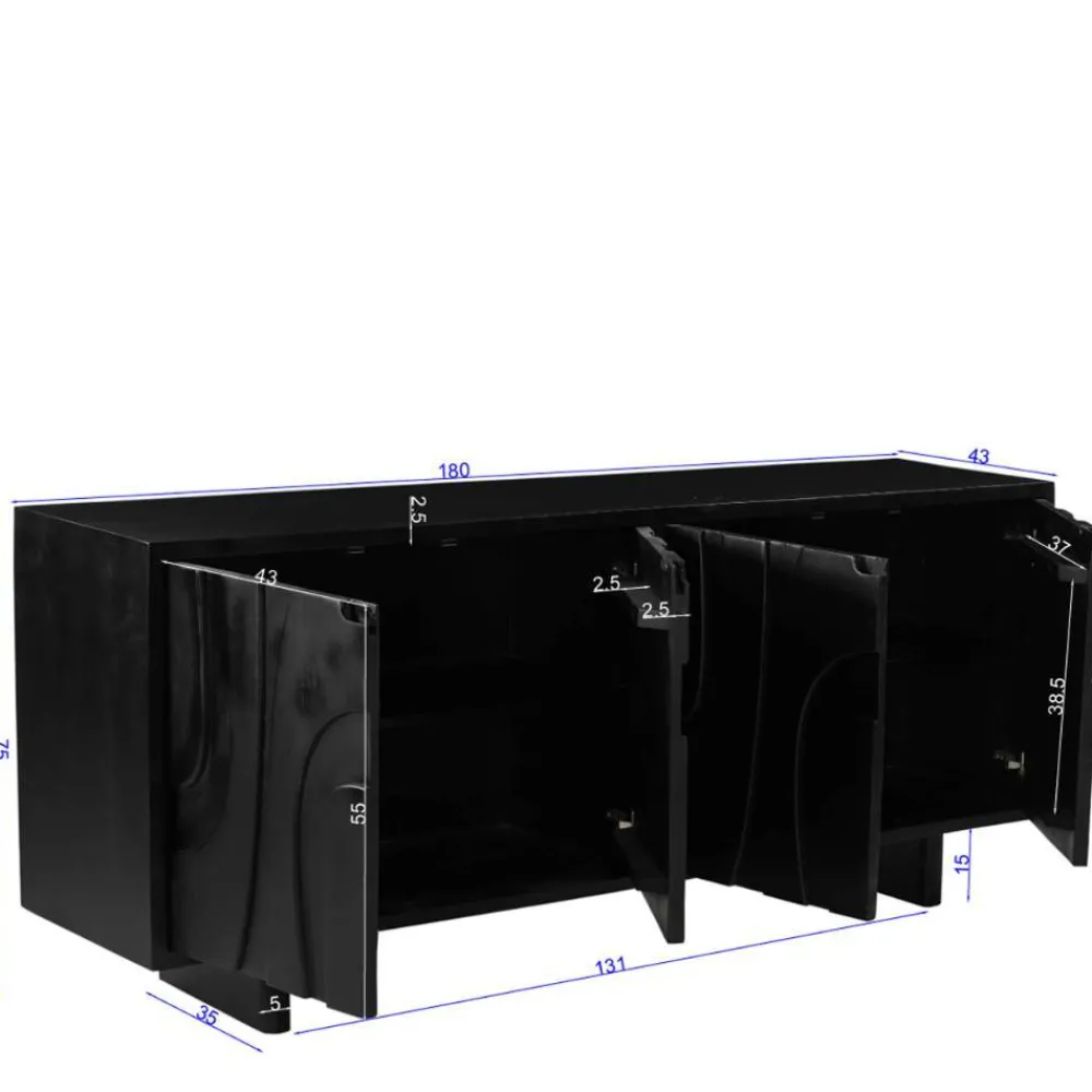 Wohnen Sideboards<Design-Sideboard mit vier Türen - Oglio