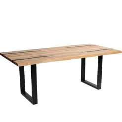 Wohnen Tische<Designtisch aus Eiche mit Baumkanten - Slavidra