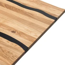 Wohnen Tische<Designtisch aus Eiche mit Baumkanten - Slavidra