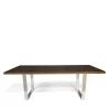 Wohnen Tische<Designtisch aus Nussbaum Holz & Edelstahl - Yocha