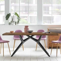 Wohnen Tische<Designtisch aus Recyclingholz Teak - Emina