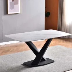 Wohnen Tische<Designtisch aus Sinterstein Marmor Weiß - Jonathan