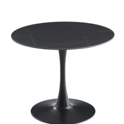 Wohnen Tische<Designtisch aus Sinterstein mit Trompetenfuß - Memphis