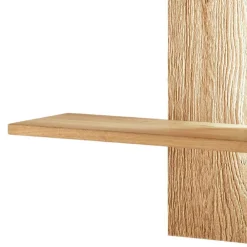 Wohnen Regale<Design-Wandregal aus Wildeiche Massivholz - Ribadon
