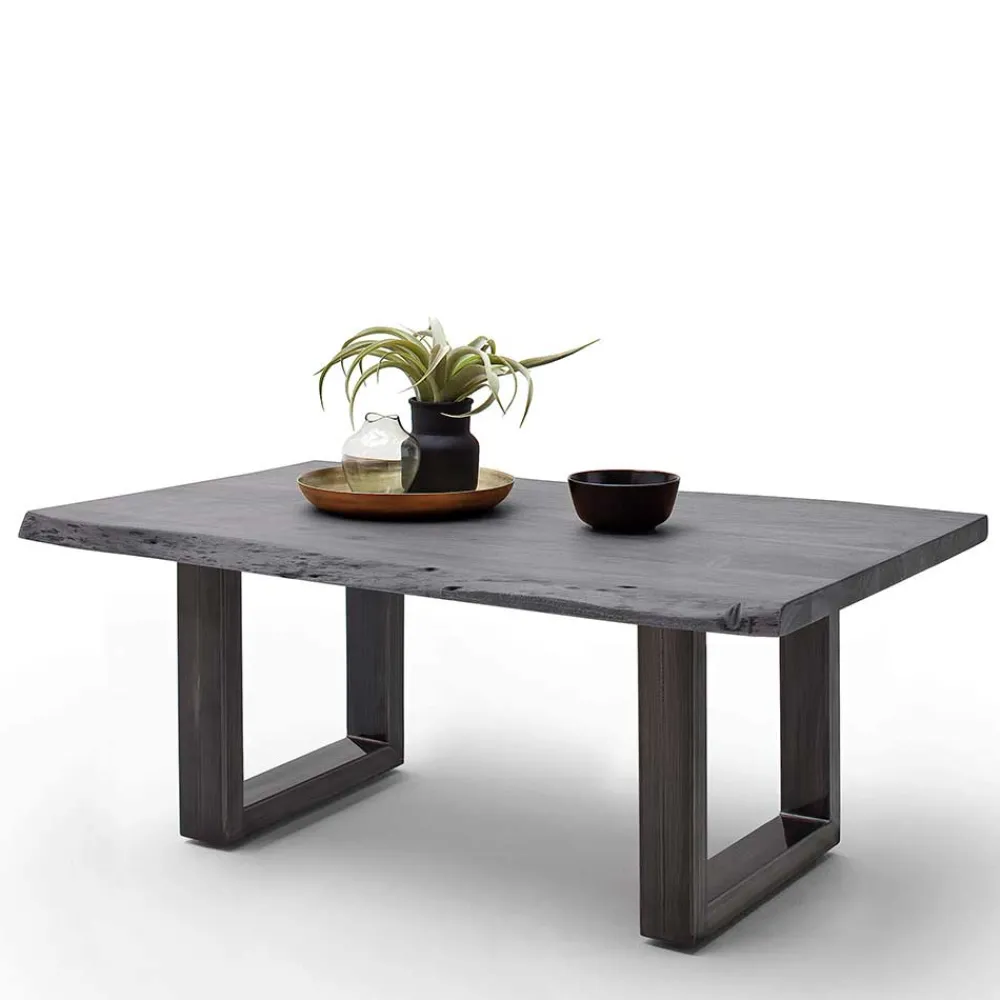 Wohnen Tische<Design-Wohnzimmertisch mit grauer Holzplatte - Flaciona