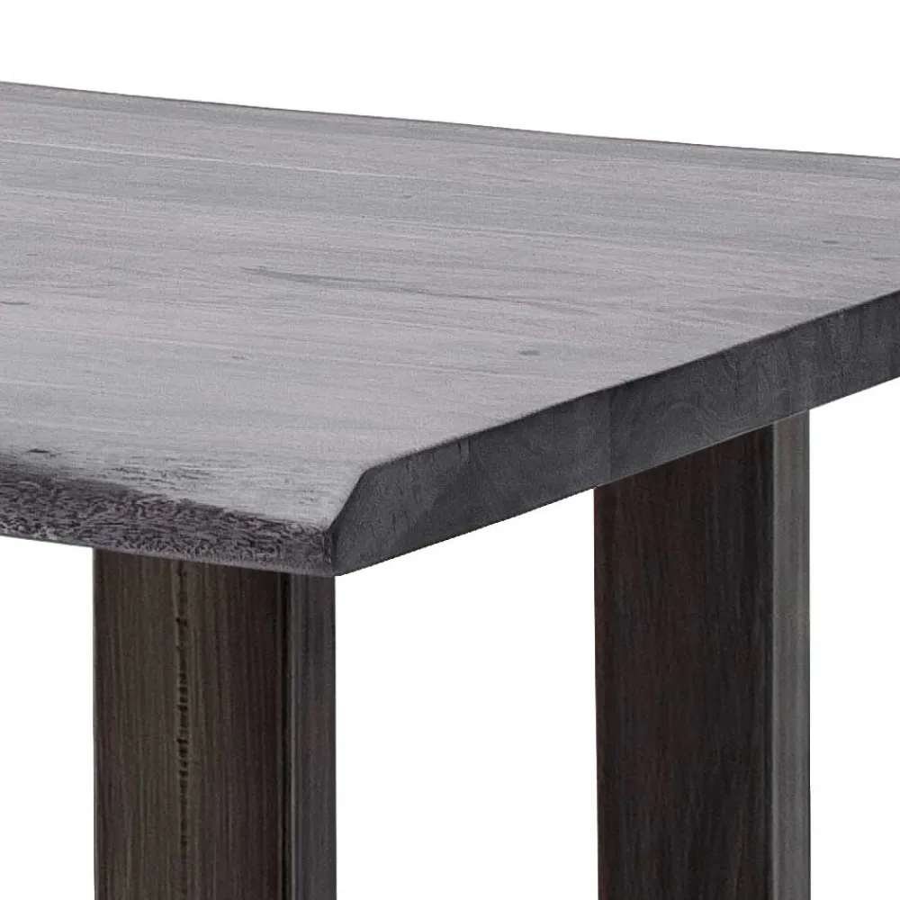 Wohnen Tische<Design-Wohnzimmertisch mit grauer Holzplatte - Flaciona