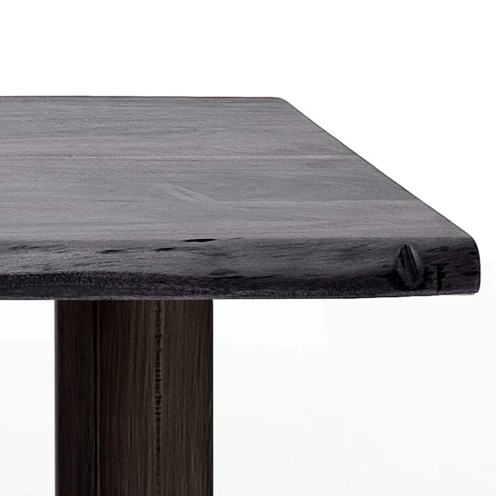Wohnen Tische<Design-Wohnzimmertisch mit grauer Holzplatte - Flaciona