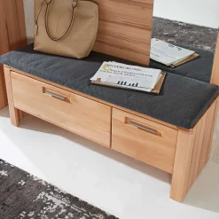 Wohnen Sitzbank<Dielenbank mit Schublade und Klappe - Viktorion