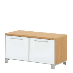 Wohnen Sitzbank<Dielenbank Wynoca mit Weißglas