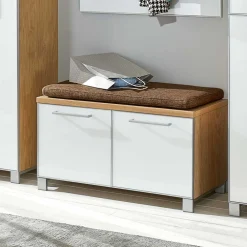 Wohnen Sitzbank<Dielenbank Wynoca mit Weißglas