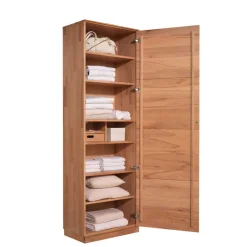 Wohnen Schränke<Dielenkleiderschrank Coestra aus Kernbuche Massivholz