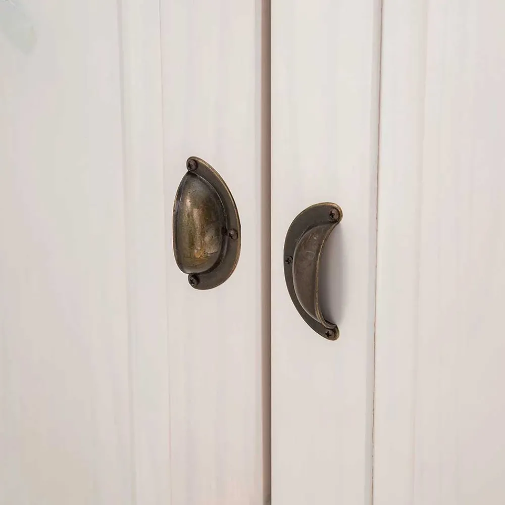 Wohnen Schränke<Dielenschrank in Weiß mit Grau - Lucasario