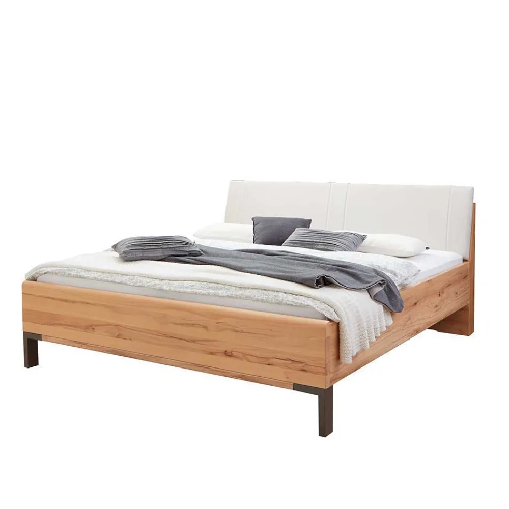 Wohnen Betten<Doppelbett im Set mit Nachtkommoden - Krofun (dreiteilig)