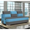 Wohnen Sofas<Doppelschlafsofa in Grau und Türkis Blau - Lician