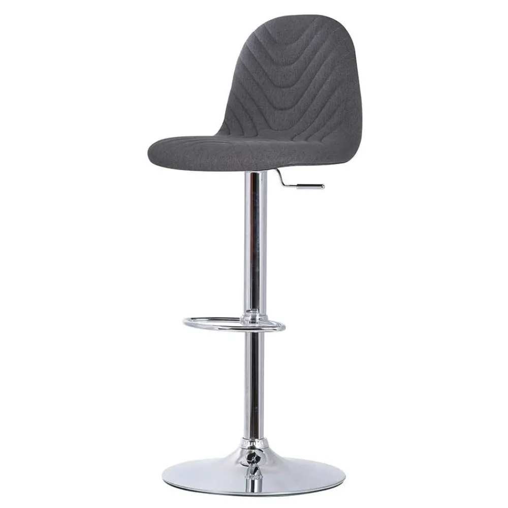 Wohnen Hocker<Drehbare Barstühle in Anthrazit - Typon (2er Set)