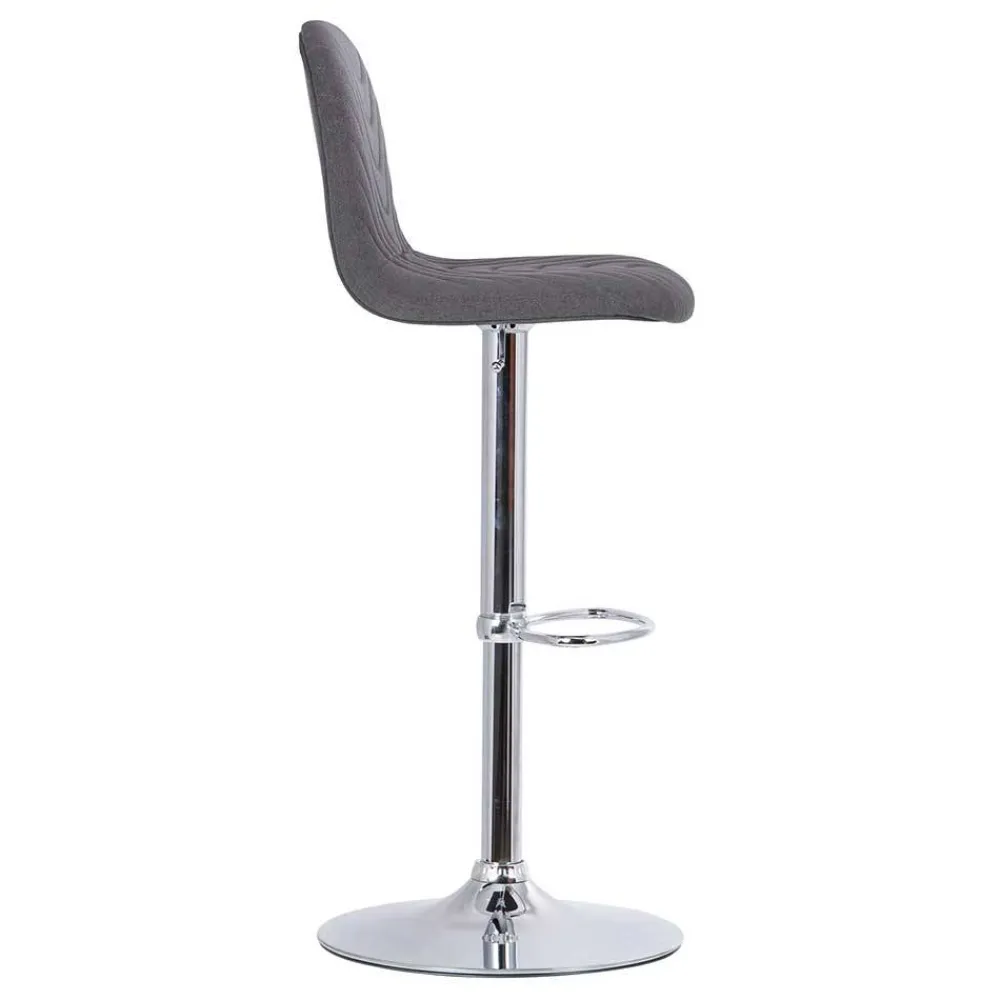 Wohnen Hocker<Drehbare Barstühle in Anthrazit - Typon (2er Set)