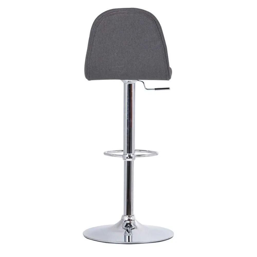 Wohnen Hocker<Drehbare Barstühle in Anthrazit - Typon (2er Set)
