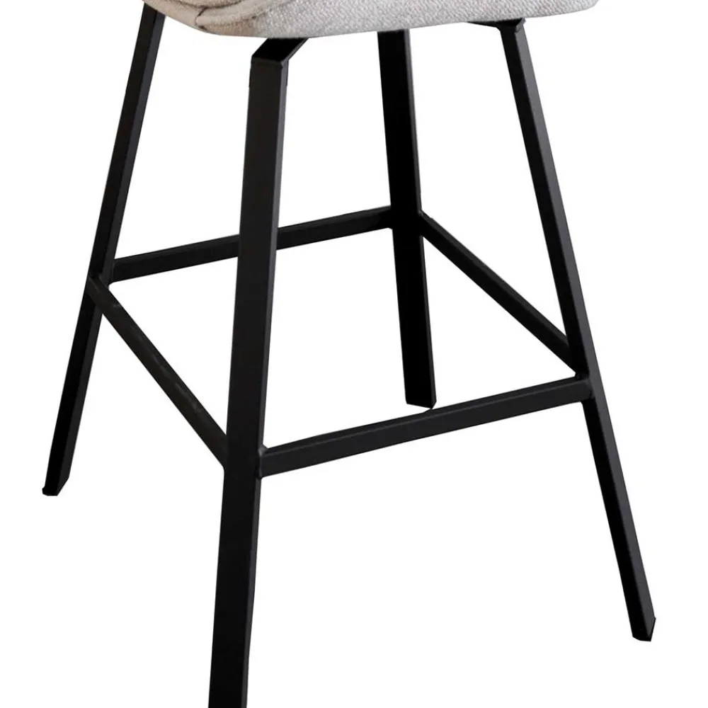 Wohnen Hocker<Drehbare Barstühle in Beige - Taja (2er Set)