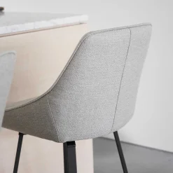 Wohnen Hocker<Drehbare Barstühle in Beige - Taja (2er Set)