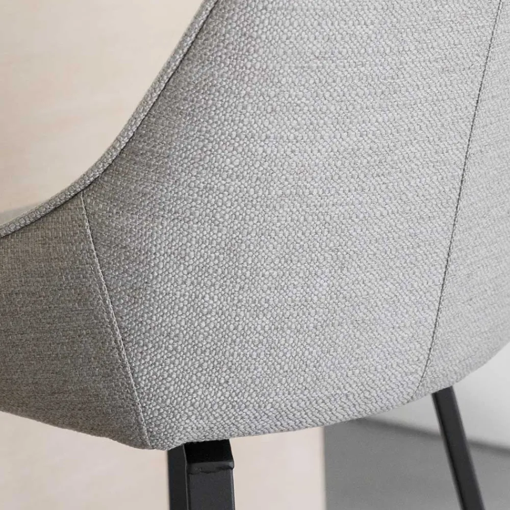 Wohnen Hocker<Drehbare Barstühle in Beige - Taja (2er Set)
