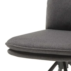 Wohnen Stühle<Drehbare Essstühle in Grau - Agot (2er Set)