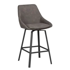 Wohnen Hocker<Drehbarer Barstuhl mit Schalensitz - Olterva (2er Set)