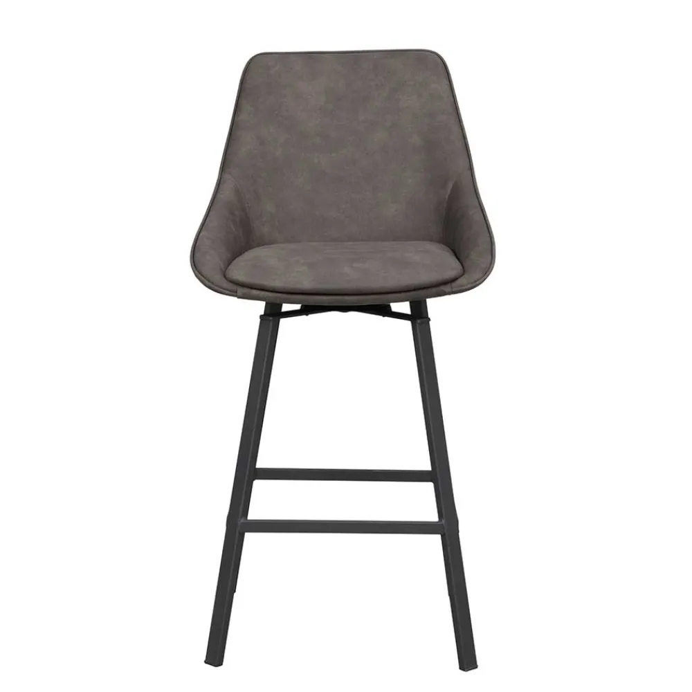 Wohnen Hocker<Drehbarer Barstuhl mit Schalensitz - Olterva (2er Set)