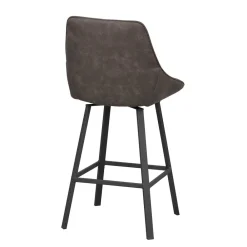 Wohnen Hocker<Drehbarer Barstuhl mit Schalensitz - Olterva (2er Set)