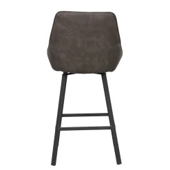 Wohnen Hocker<Drehbarer Barstuhl mit Schalensitz - Olterva (2er Set)