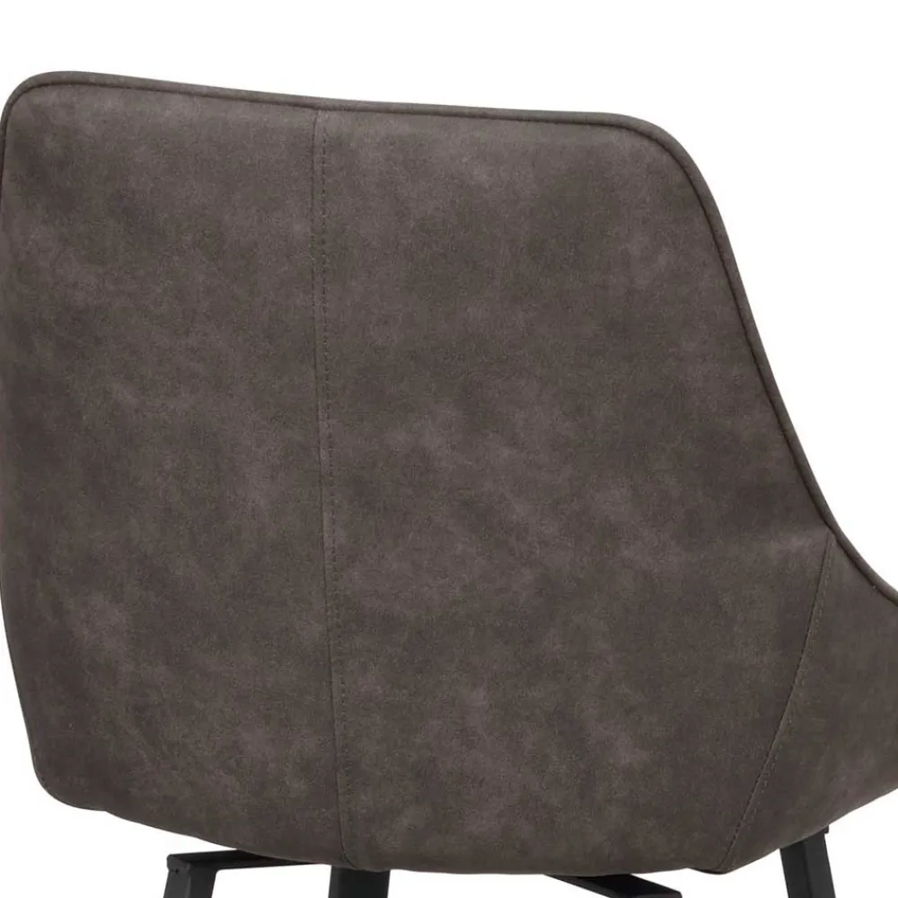 Wohnen Hocker<Drehbarer Barstuhl mit Schalensitz - Olterva (2er Set)