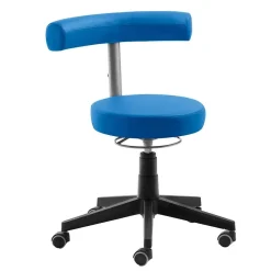 Wohnen Hocker<Drehbarer Bürohocker in Blau mit Schwarz - Vannos
