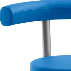 Wohnen Hocker<Drehbarer Bürohocker in Blau mit Schwarz - Vannos