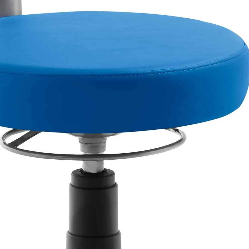 Wohnen Hocker<Drehbarer Bürohocker in Blau mit Schwarz - Vannos