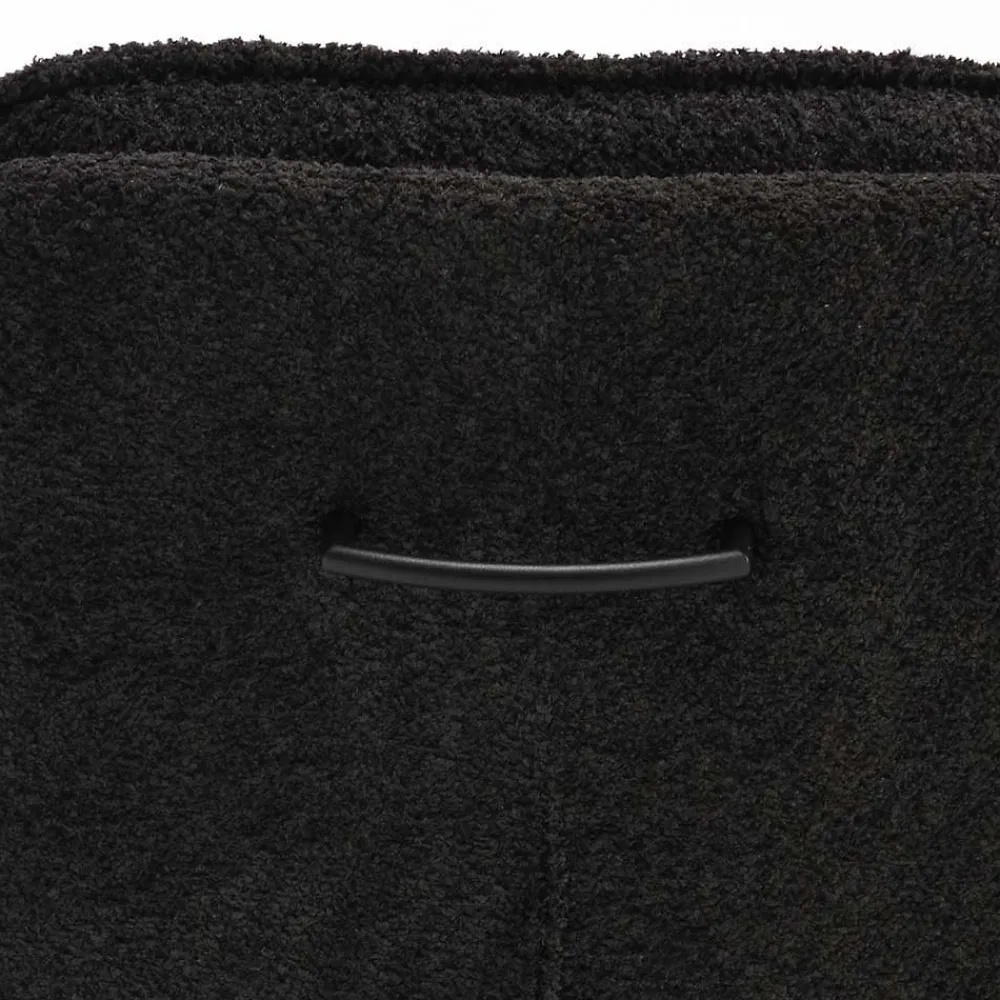 Wohnen Stühle<Drehbarer Essstuhl in Anthrazit Boucle - Icoleran (2er Set)