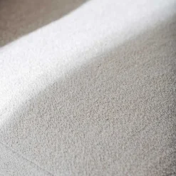 Wohnen Sessel<Drehbarer Lesesessel in Cremeweiß Boucle - Cleas