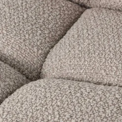 Wohnen Stühle<Drehbarer Polsterstuhl aus Boucle Stoff in Beige - Magan