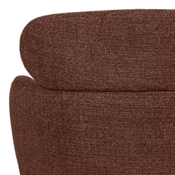 Wohnen Stühle<Drehbarer Polsterstuhl in Kastanienbraun Stoff - Rajavo (2er Set)