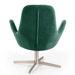 Wohnen Stühle<Drehbarer Retro Loungesessel in Türkis - Vitablo