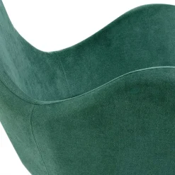 Wohnen Stühle<Drehbarer Retro Loungesessel in Türkis - Vitablo