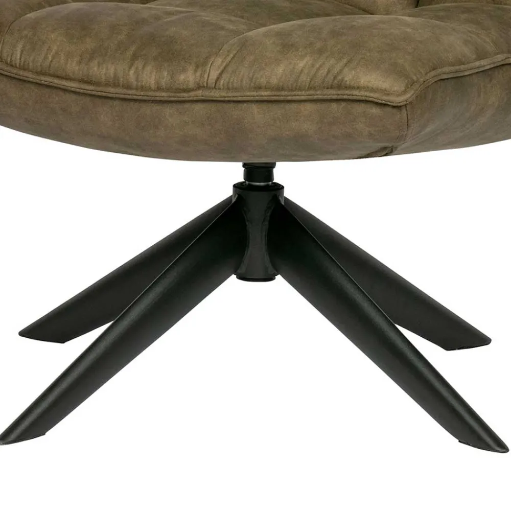 Wohnen Sessel<Drehbarer Retrosessel ohne Armlehnen - Viesta