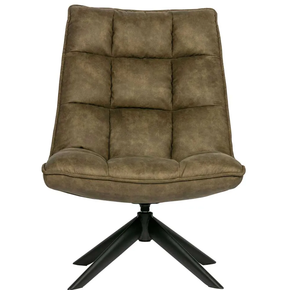 Wohnen Sessel<Drehbarer Retrosessel ohne Armlehnen - Viesta