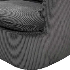 Wohnen Sessel<Drehbarer Sessel mit Breitcord Bezug - Actino