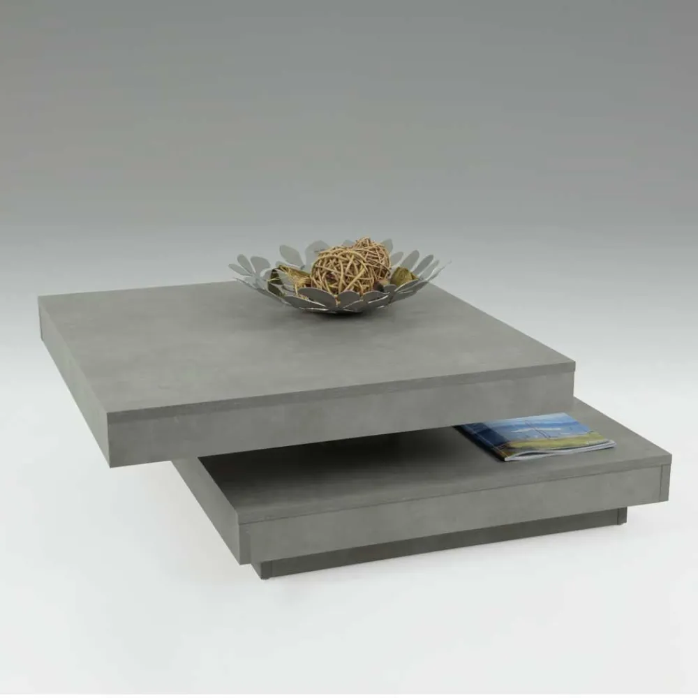Wohnen Tische<Drehbarer Sofatisch in Beton Optik - California