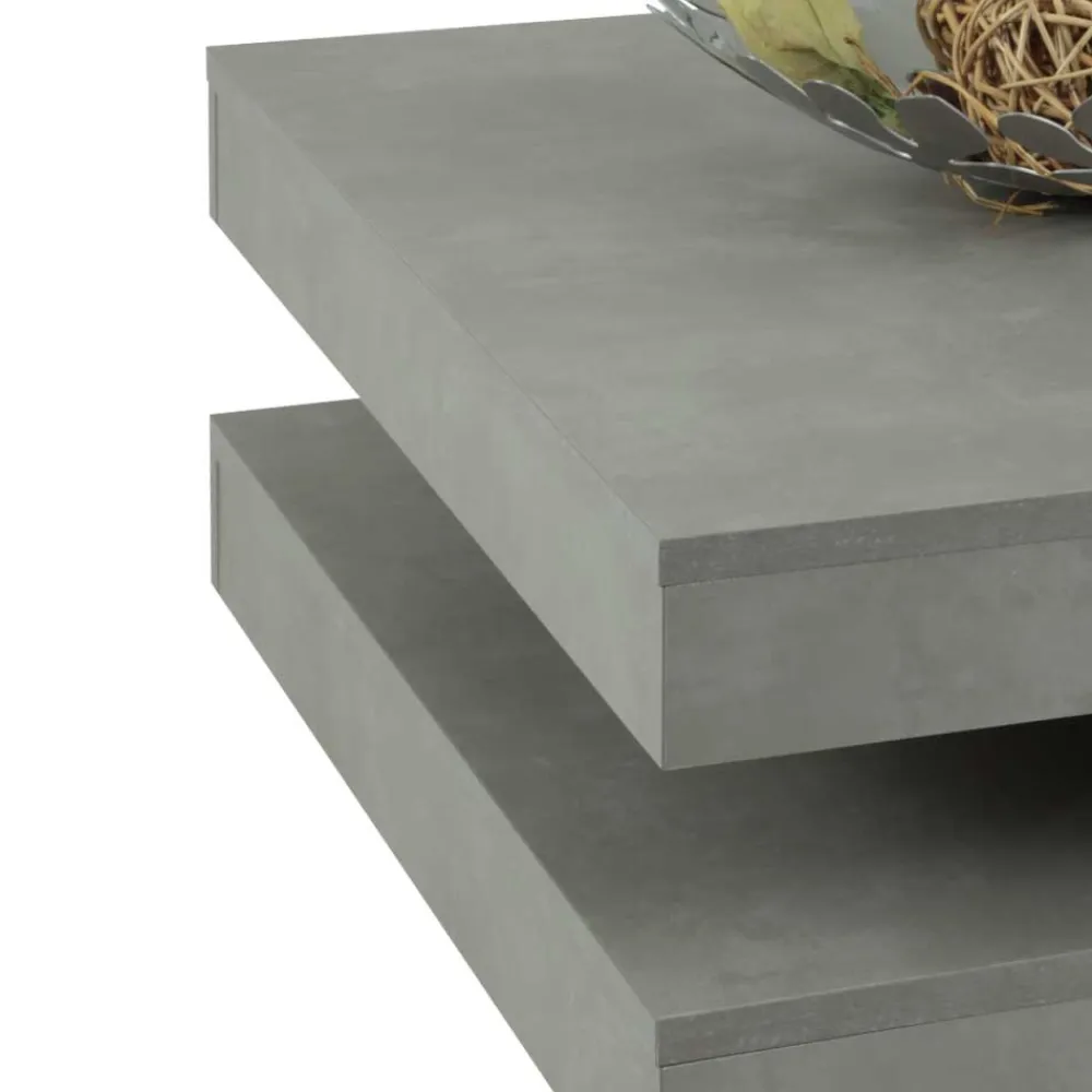 Wohnen Tische<Drehbarer Sofatisch in Beton Optik - California