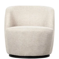 Wohnen Sessel<Drehsessel in Offwhite Webstoff - Alcarizora