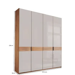 Wohnen Kleiderschränke<Drehtüren-Schlafzimmerschrank 4-türig - Dilacco
