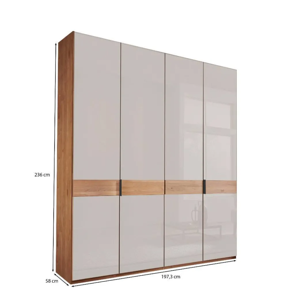 Wohnen Kleiderschränke<Drehtüren-Schlafzimmerschrank 4-türig - Dilacco